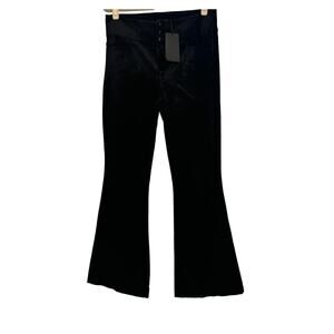 NWT Paige Lou Lou High Rise Velvet Flare Leg Jean - Size 29